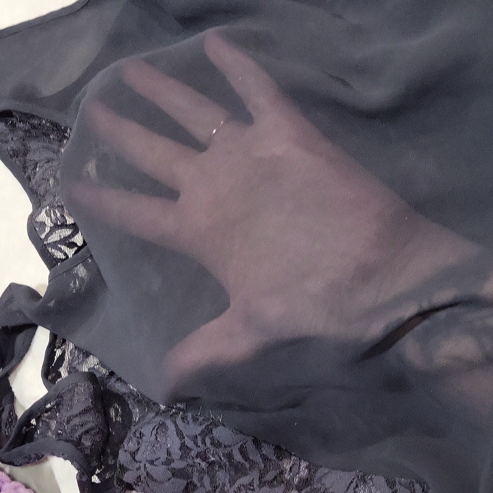 Victoria's Secret Black Lace Dress - Picture 10 of 13